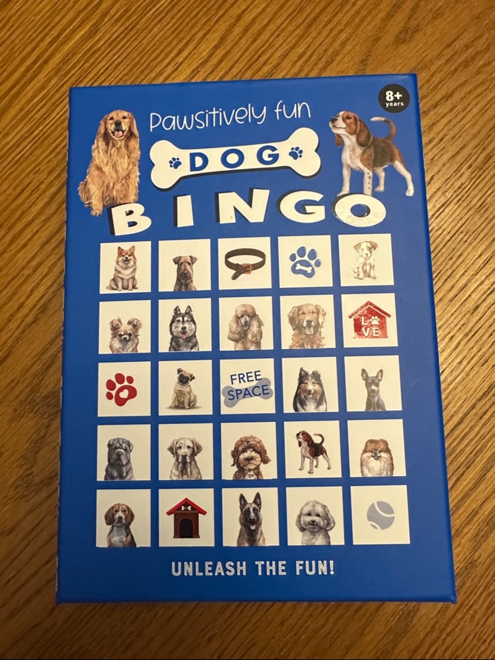 Dog Bingo Board Game - Blue